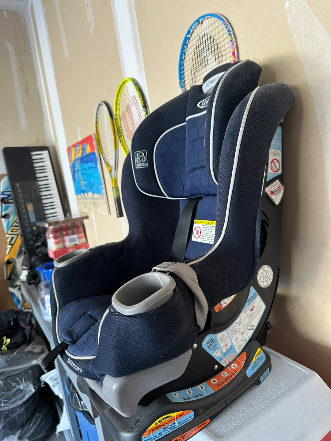Graco Extend2Fit 4 in 1 Convertible Car Seat - photo 3