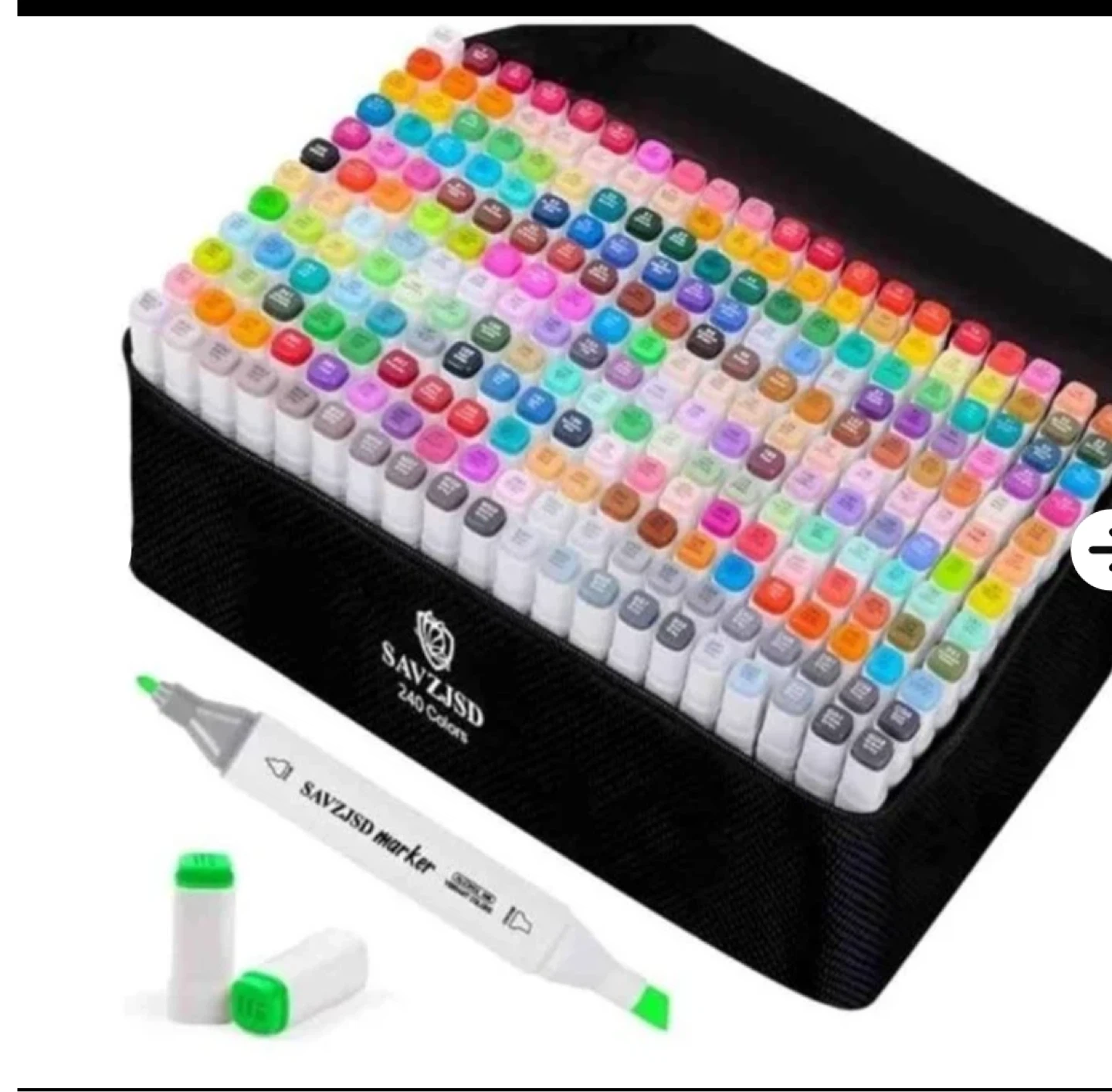 SAVZJSD 240 Colors Marker Set with Case