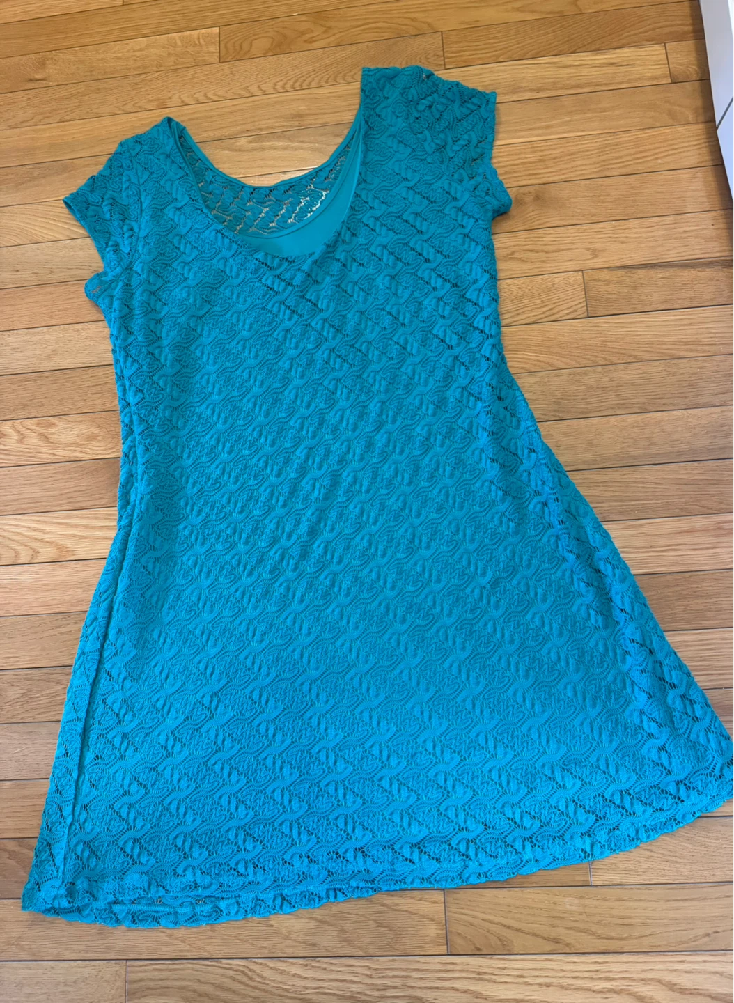 Teal Lace Dress - photo 2