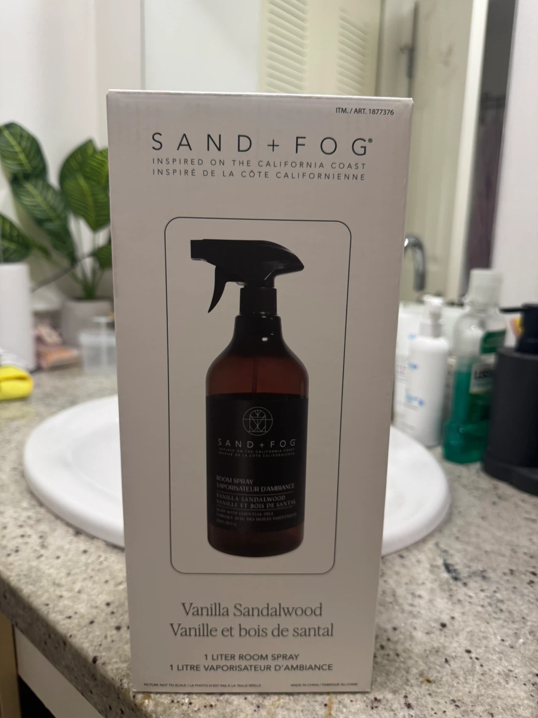 Sand + Fog Vanilla Sandalwood Room Spray - 1 Litre