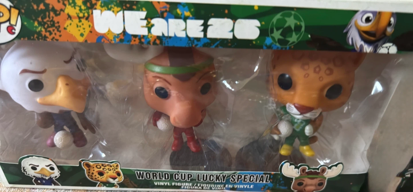 Funko Pop! World Cup Lucky Special Vinyl Figures