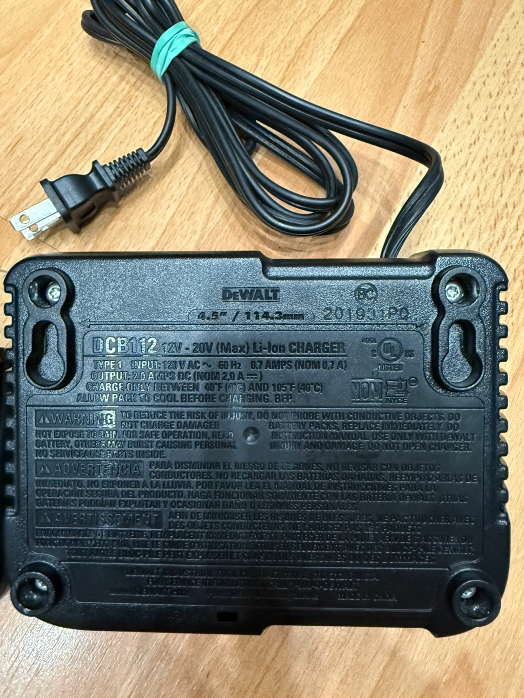 DeWalt DCB120 12V Max 15.6 Wh Battery Pack and DCB112 Charger - photo 2