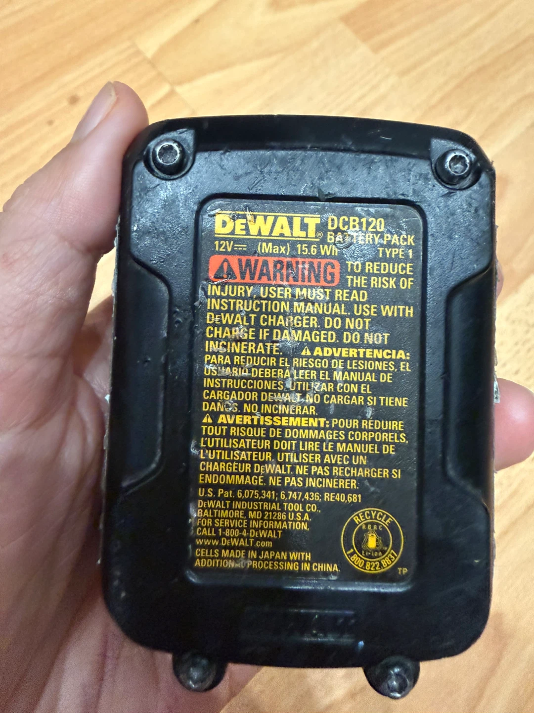 DeWalt DCB120 12V Max 15.6 Wh Battery Pack and DCB112 Charger - photo 3
