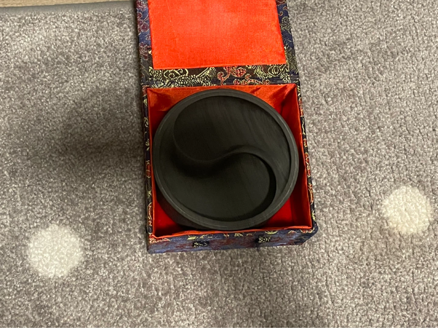Yin Yang Inkstone with Decorative Box