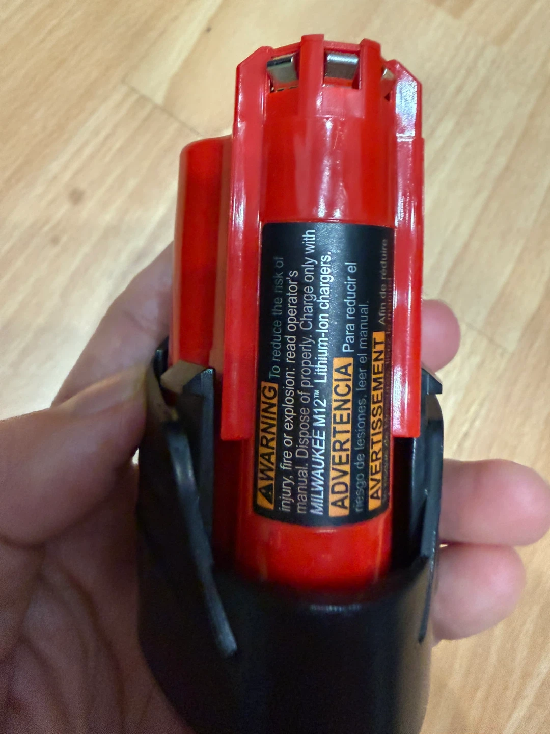 Milwaukee M12 REDLITHIUM CP 1.5Ah Battery - photo 2