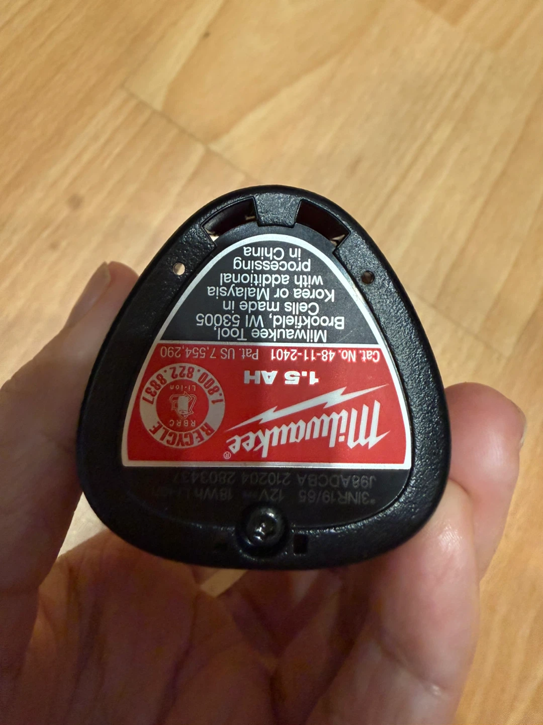 Milwaukee M12 REDLITHIUM CP 1.5Ah Battery - photo 3