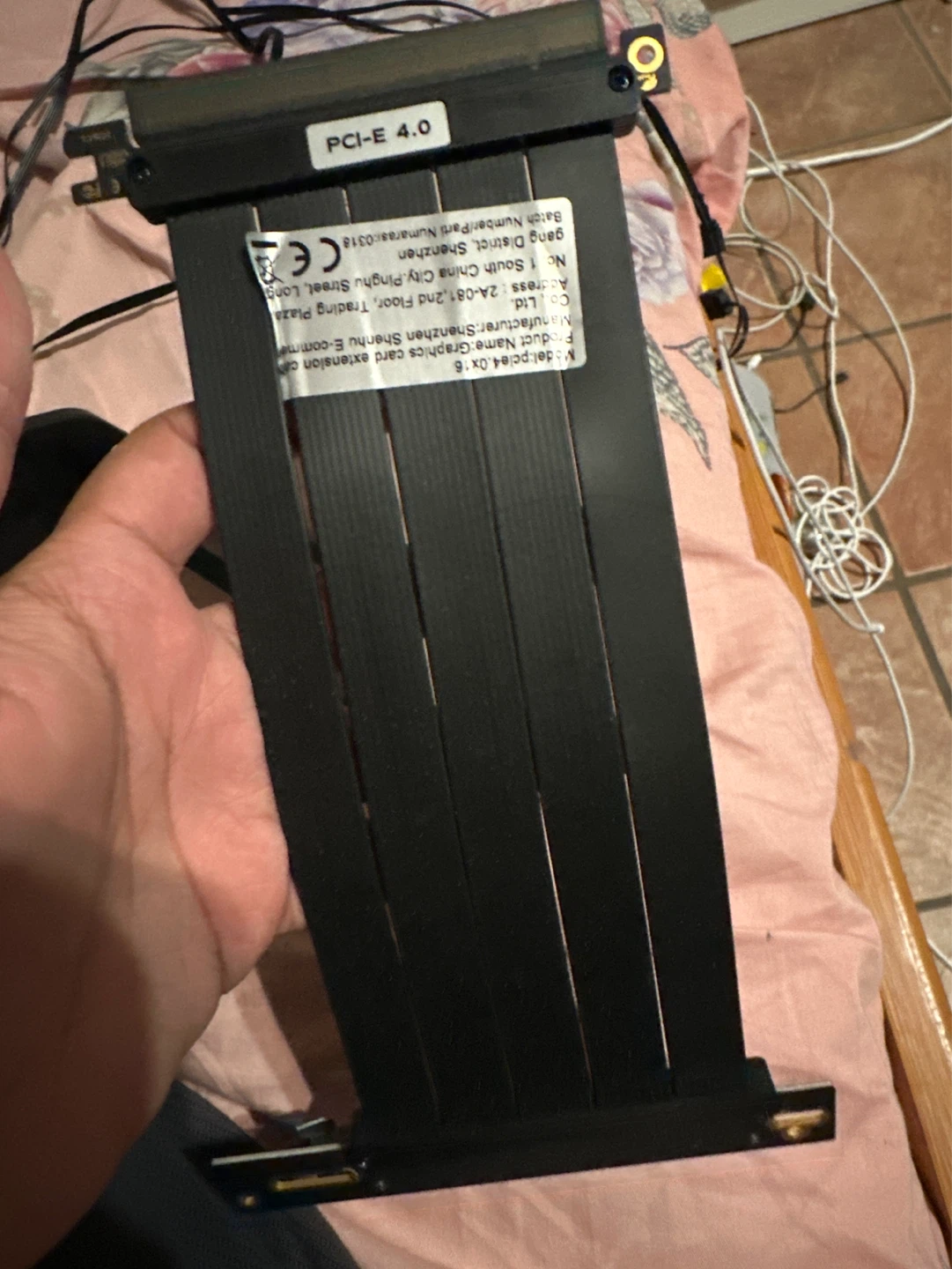 PCI-E 4.0 Graphics Card Extension Cable