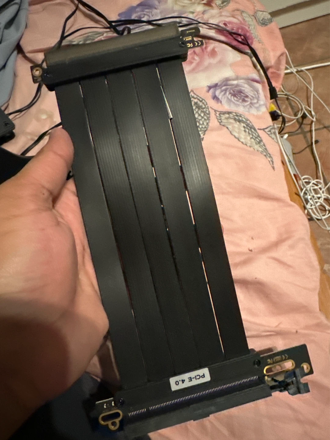 PCI-E 4.0 Graphics Card Extension Cable - photo 2