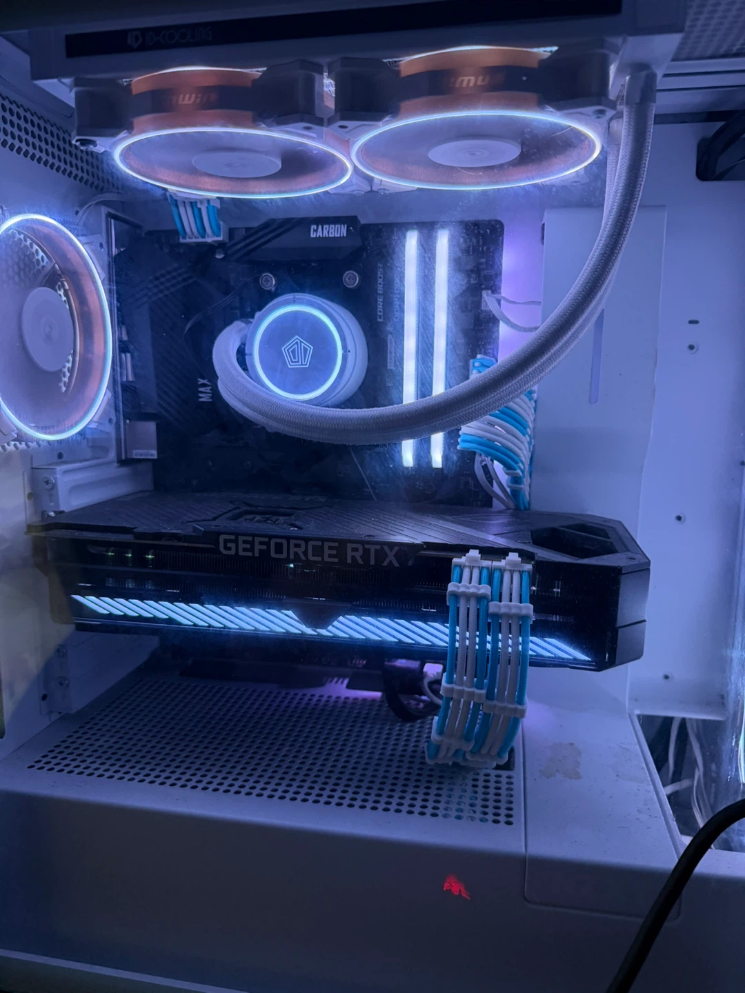 NZXT PC Case with Custom Cables and RGB Lighting - photo 4