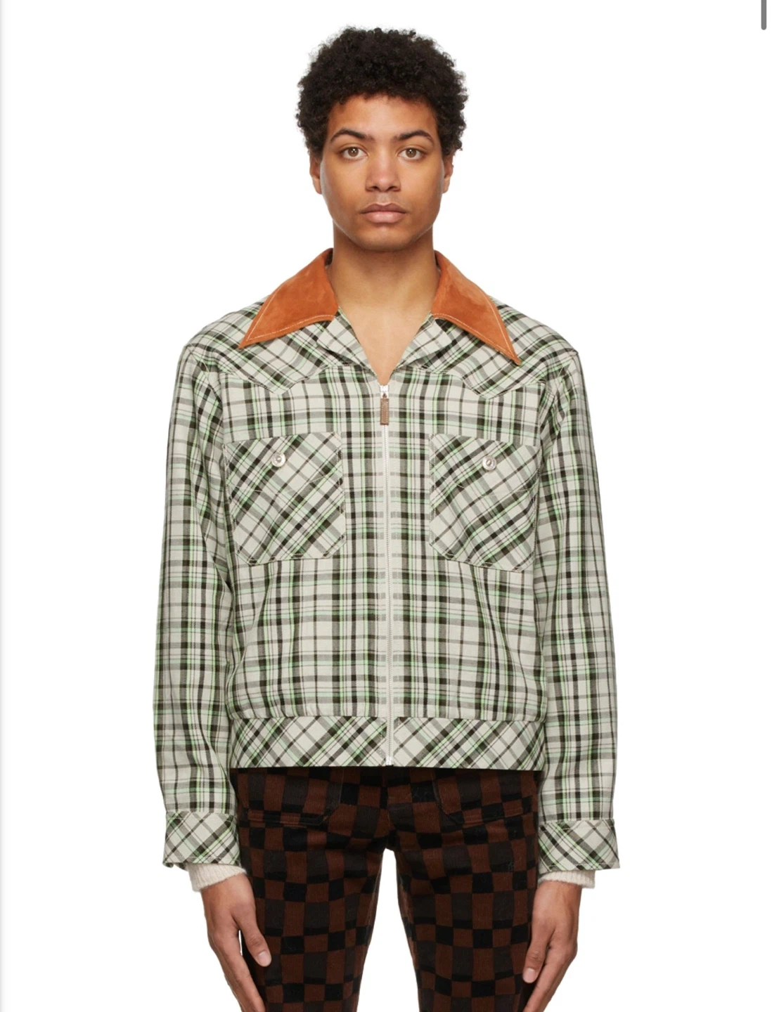 Wales Bonner Green Segou Jacket - photo 2