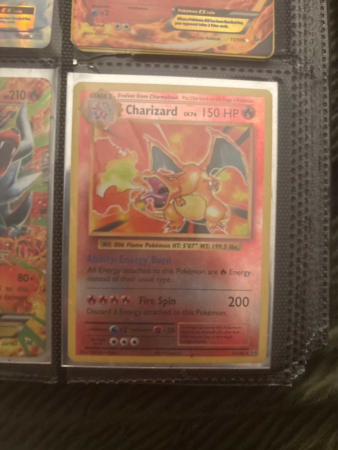 Pokemon XY - Evolutions Charizard Holo Rare Card