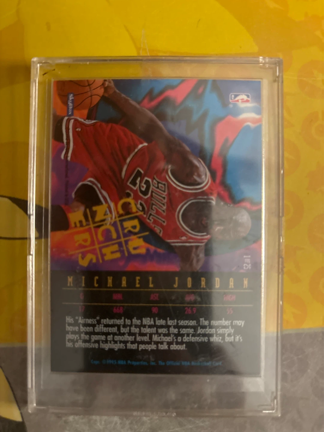 Michael Jordan 1992 NBA Hoops Basketball Card - photo 2
