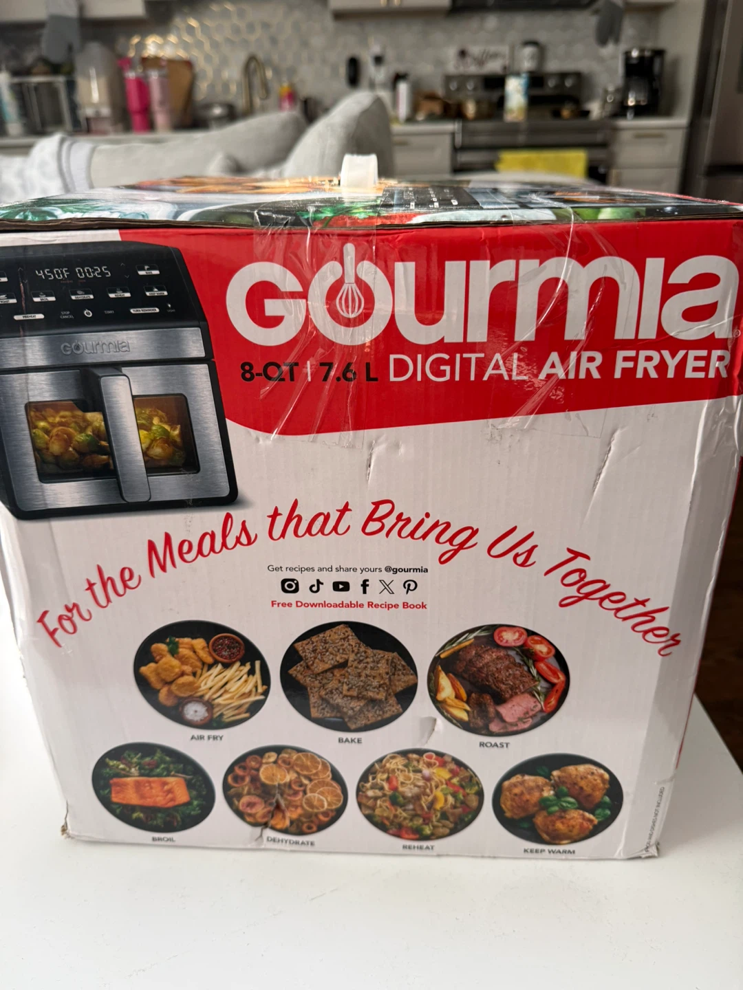 Gourmia 8-Qt 7.6L Digital Air Fryer - photo 2