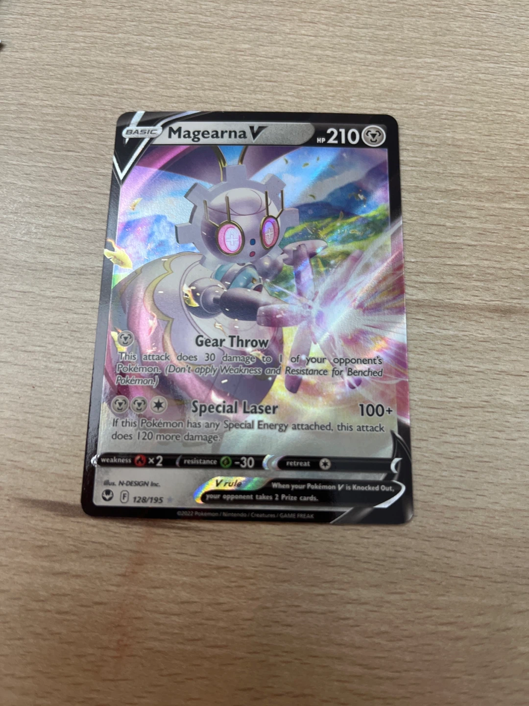 2022 Pokemon Card - Magearna V 128/195