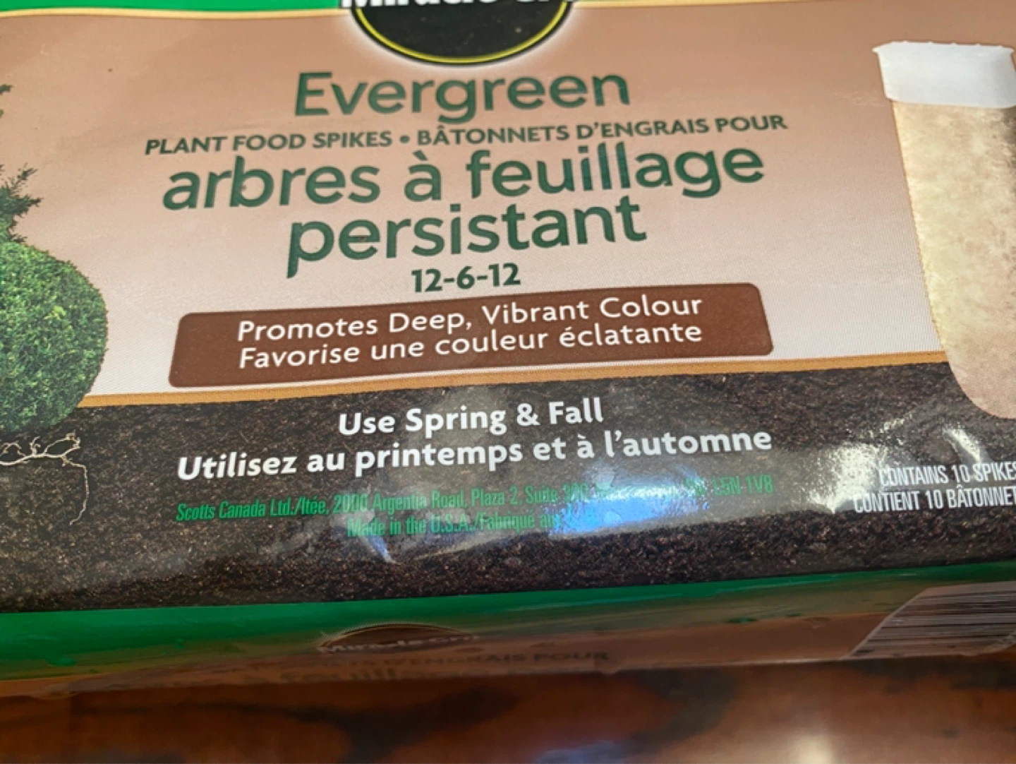 Miracle-Gro Evergreen Plant Food Spikes for Trees & Shrubs - photo 2