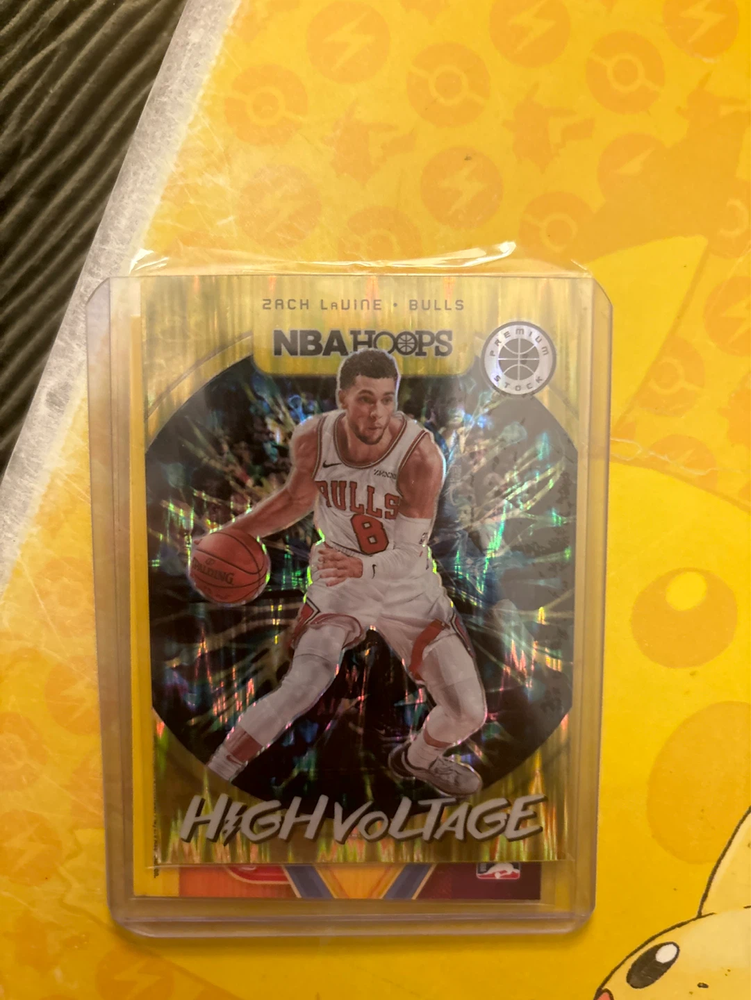 Zach LaVine 2021-22 NBA Hoops High Voltage Card