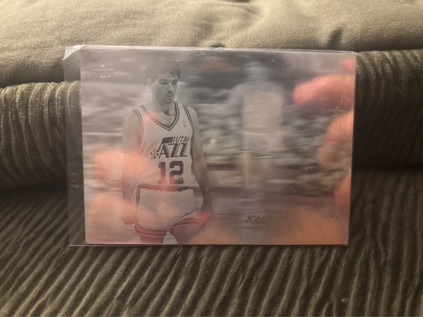 1991-92 Upper Deck John Stockton Basketball Card