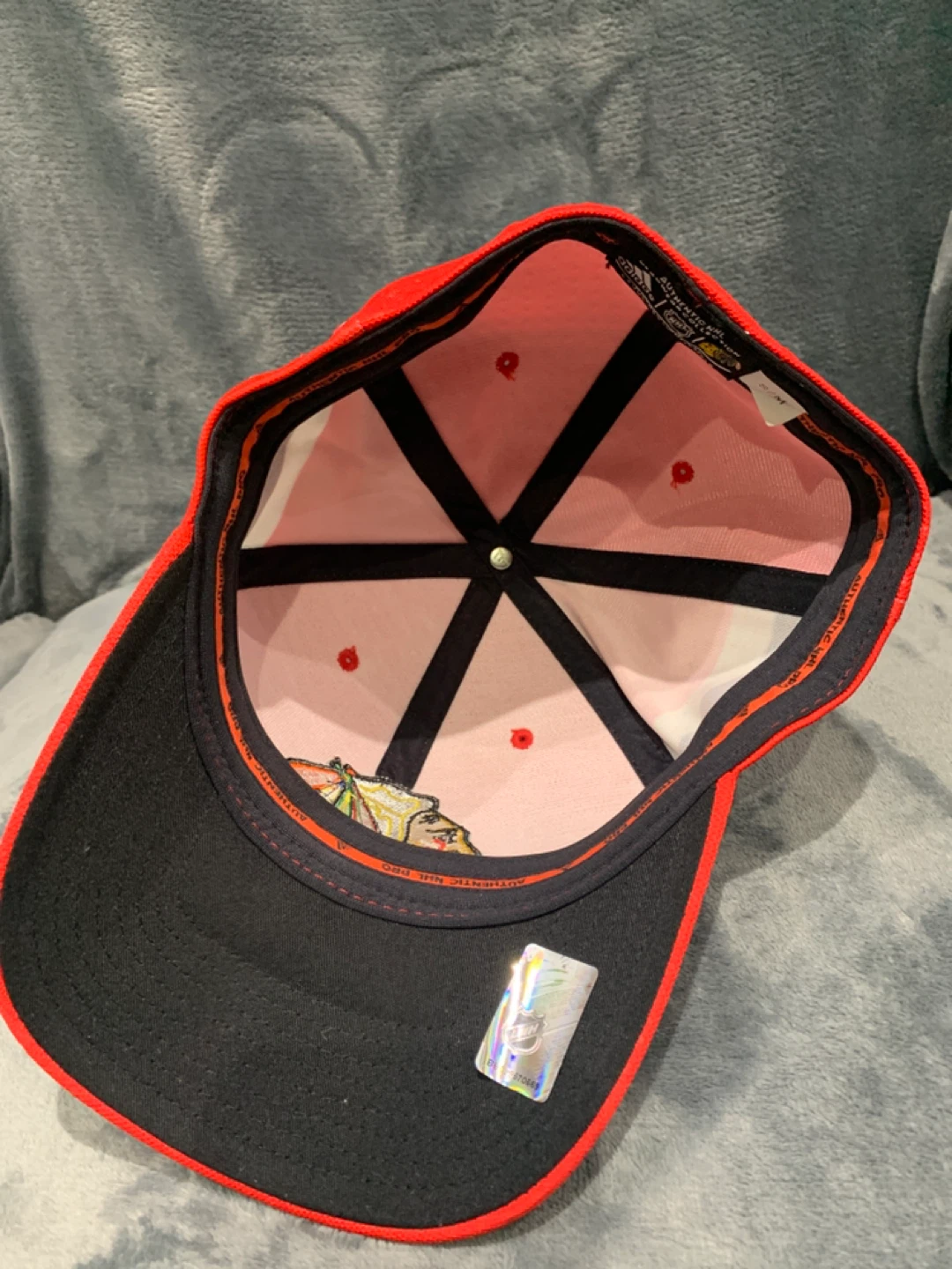 Adidas Chicago Blackhawks Red Baseball Cap - photo 3
