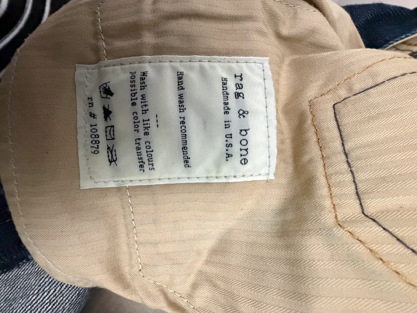 Rag & Bone selvedge "The Dre" Jeans - Size 32 - photo 5