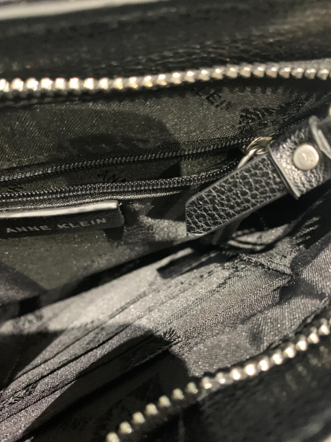 Anne Klein Black Woven Crossbody Bag - photo 2