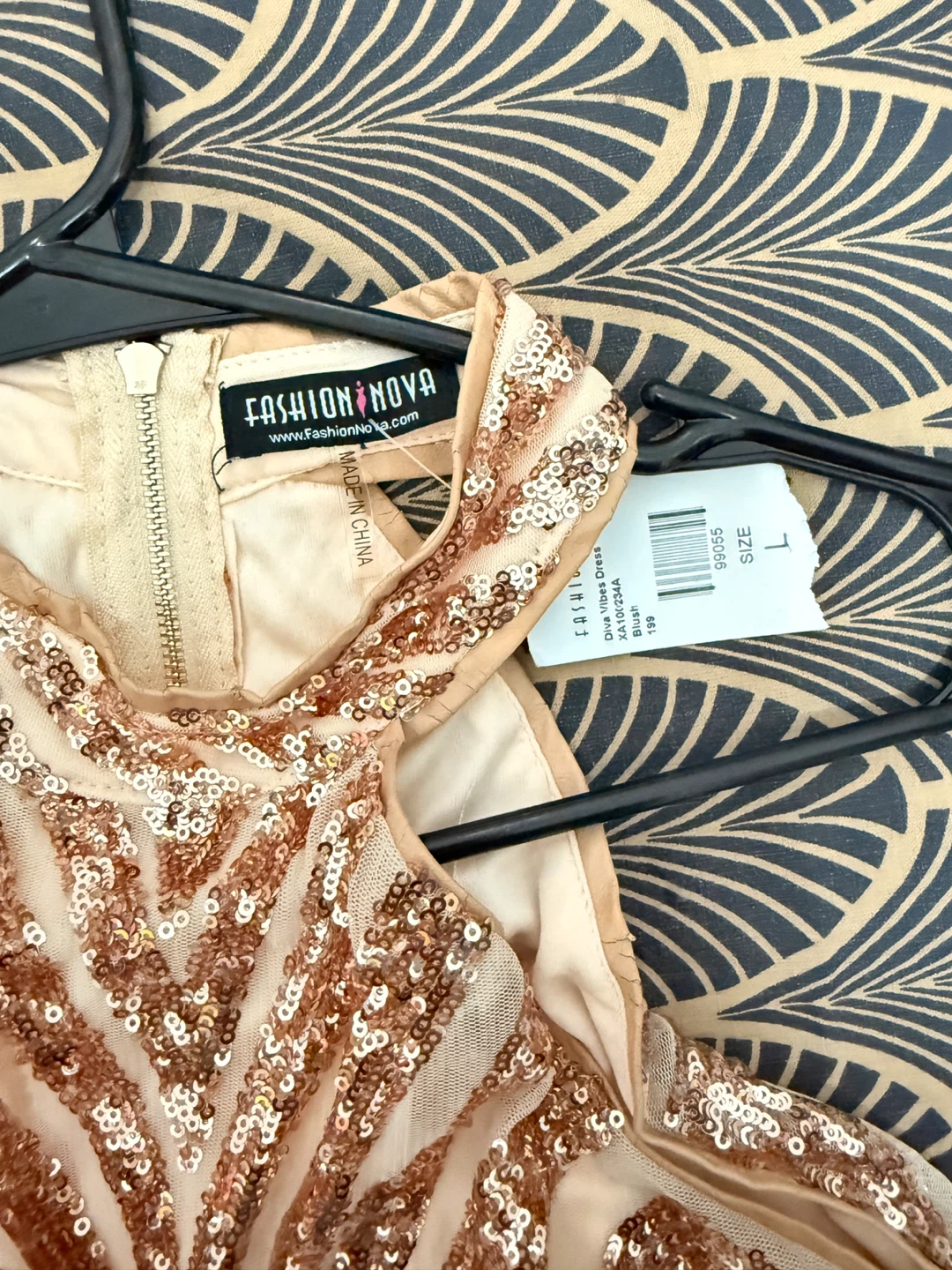 Fashion Nova Sequin Halter Dress - photo 4