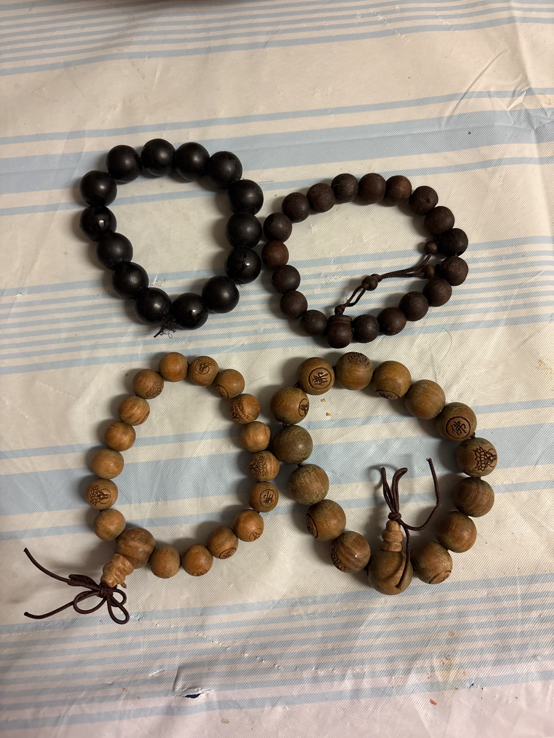Assorted Wood Beaded Bracelets and Necklace - photo 2