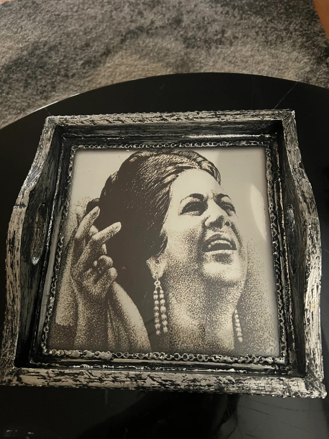Decorative Tray with Portrait