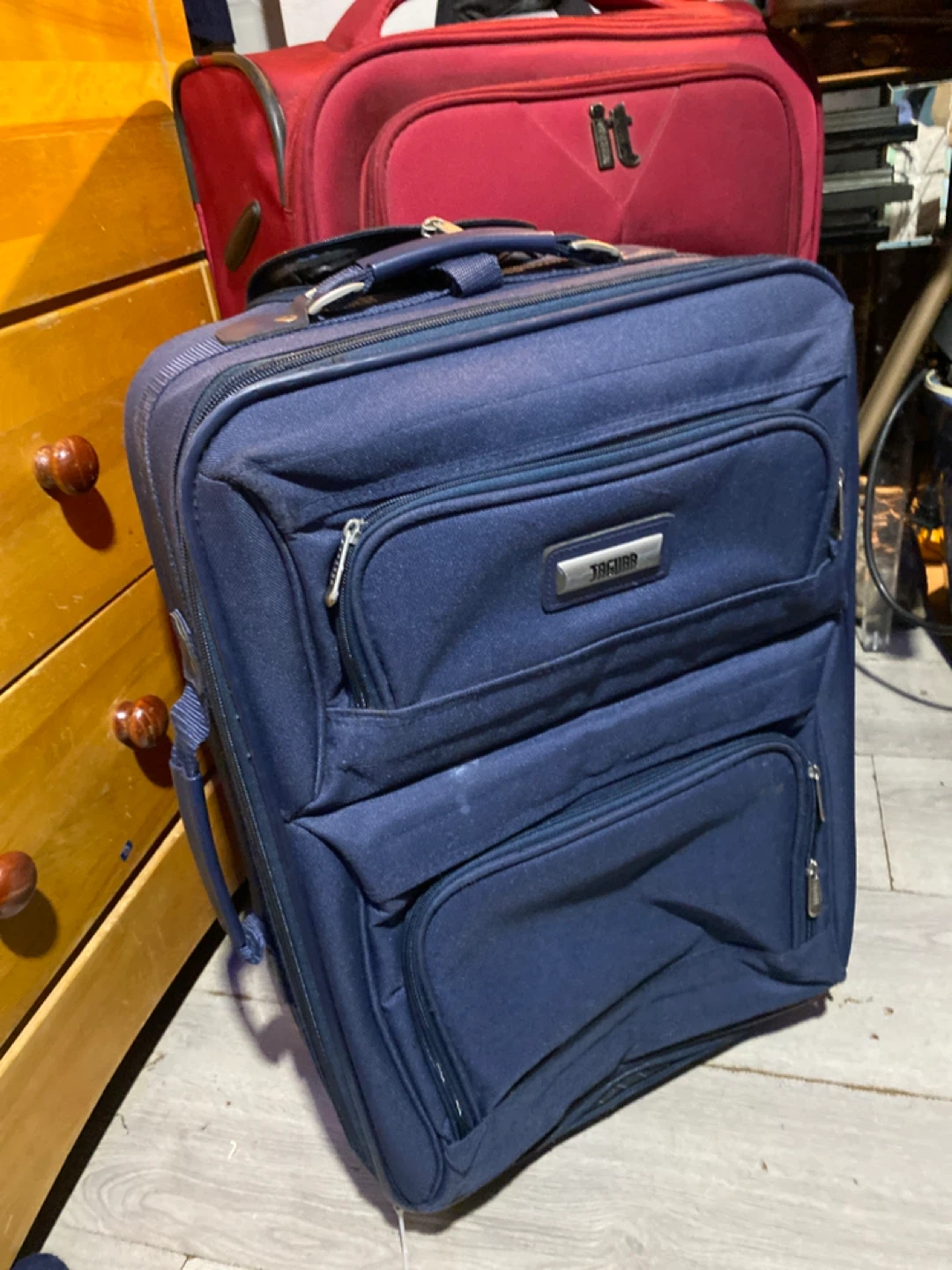Blue Jaguar Suitcase