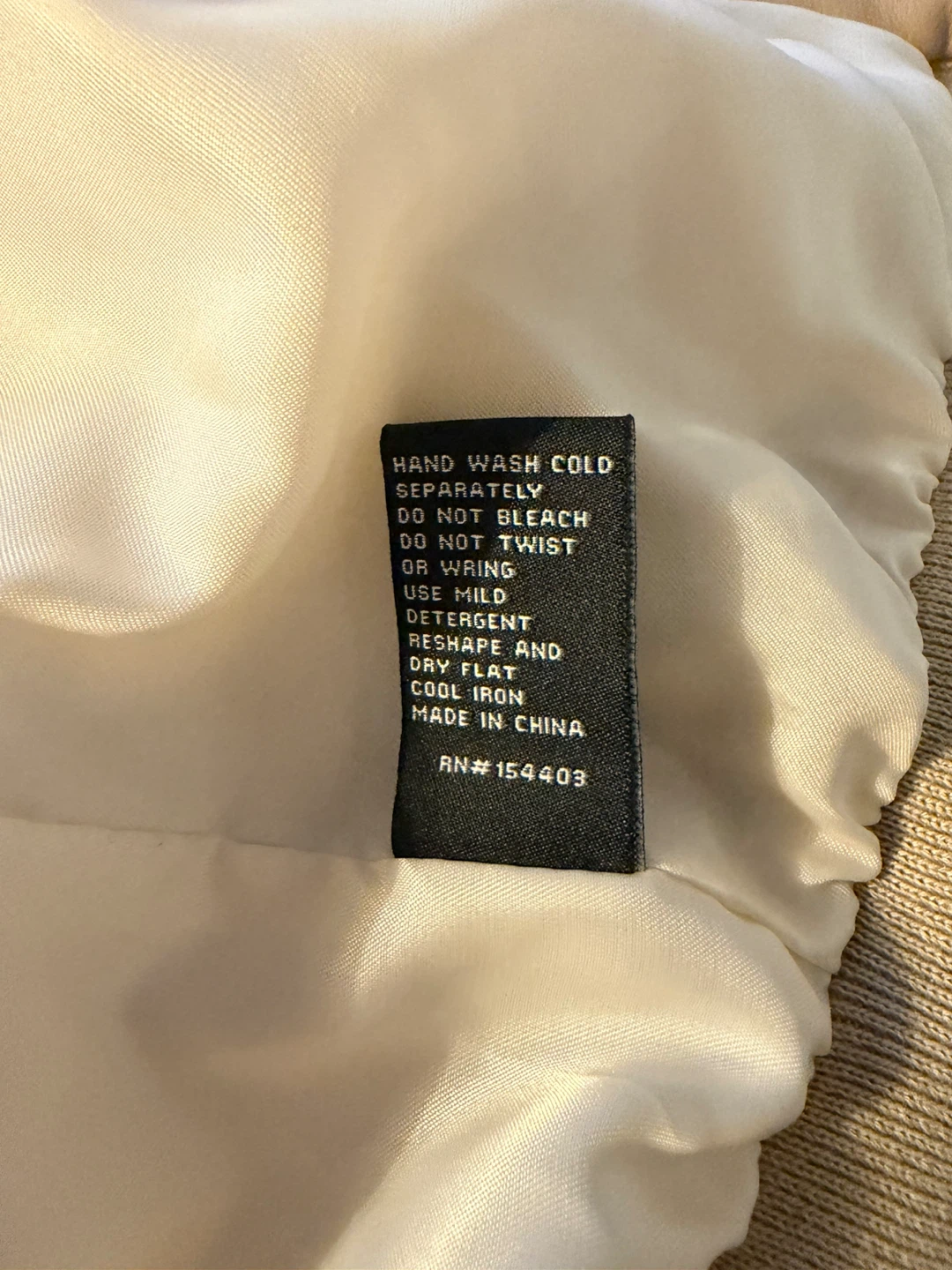 Cream Teddy Jacket - Size Medium - photo 4