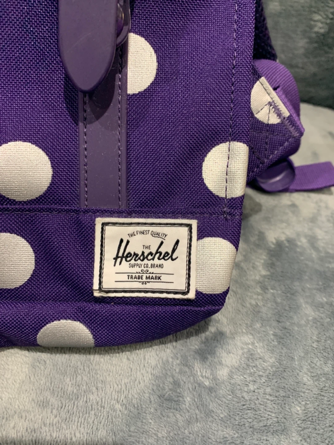 Herschel Purple Polka Dot Backpack - photo 4