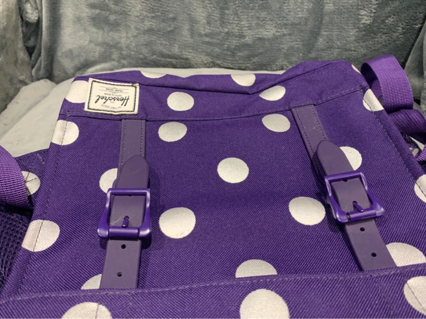 Herschel Purple Polka Dot Backpack - photo 3