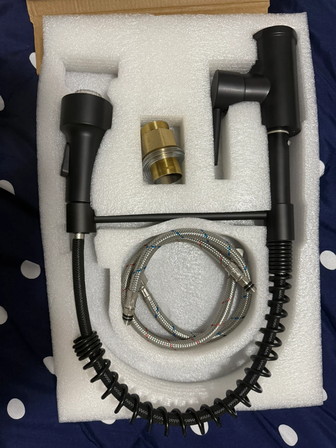 Black Kitchen Faucet Sprayer Set - photo 2