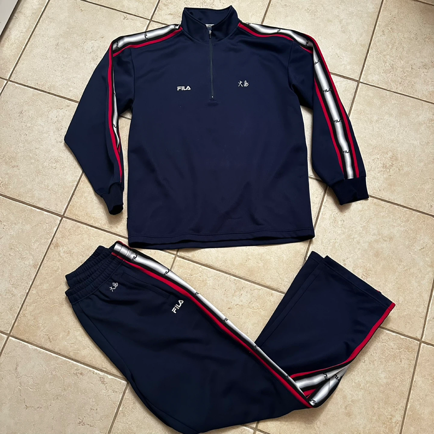Vintage Fila Tracksuit Set