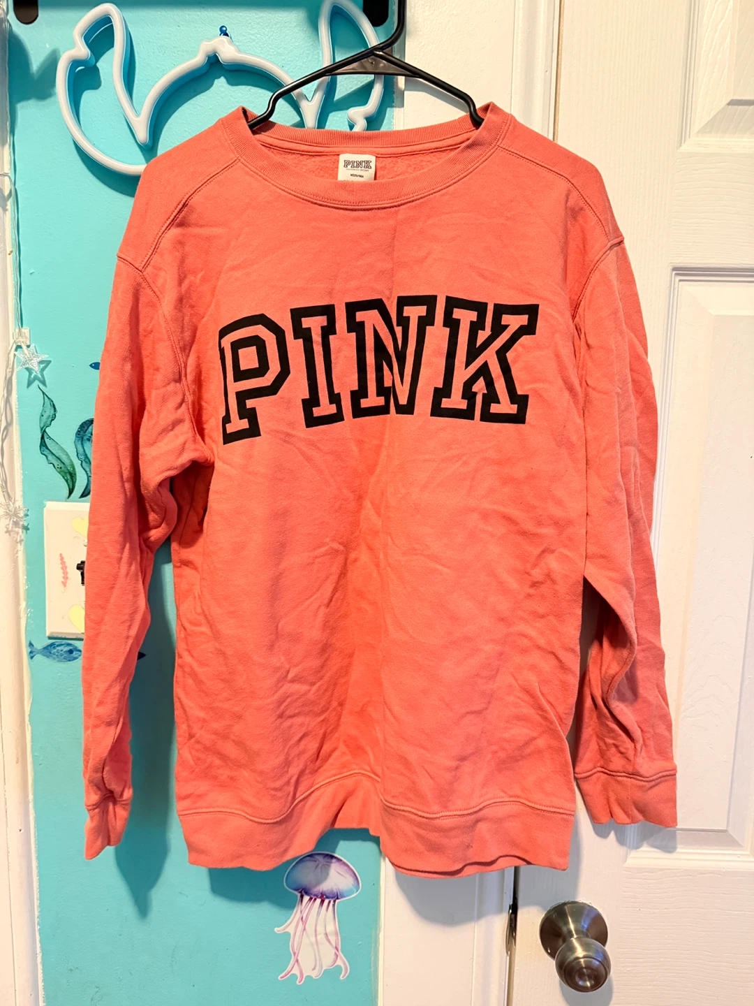 Pink by Victoria's Secret Sweatshirt and Jogger Set