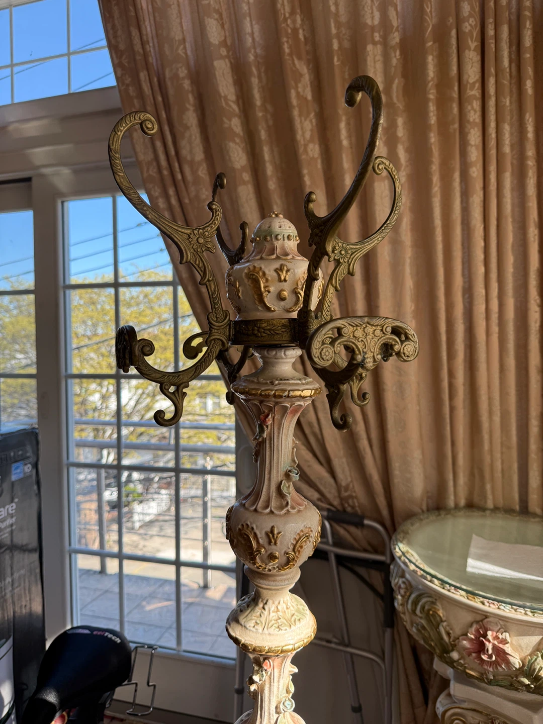 Ornate Vintage Coat Rack Stand