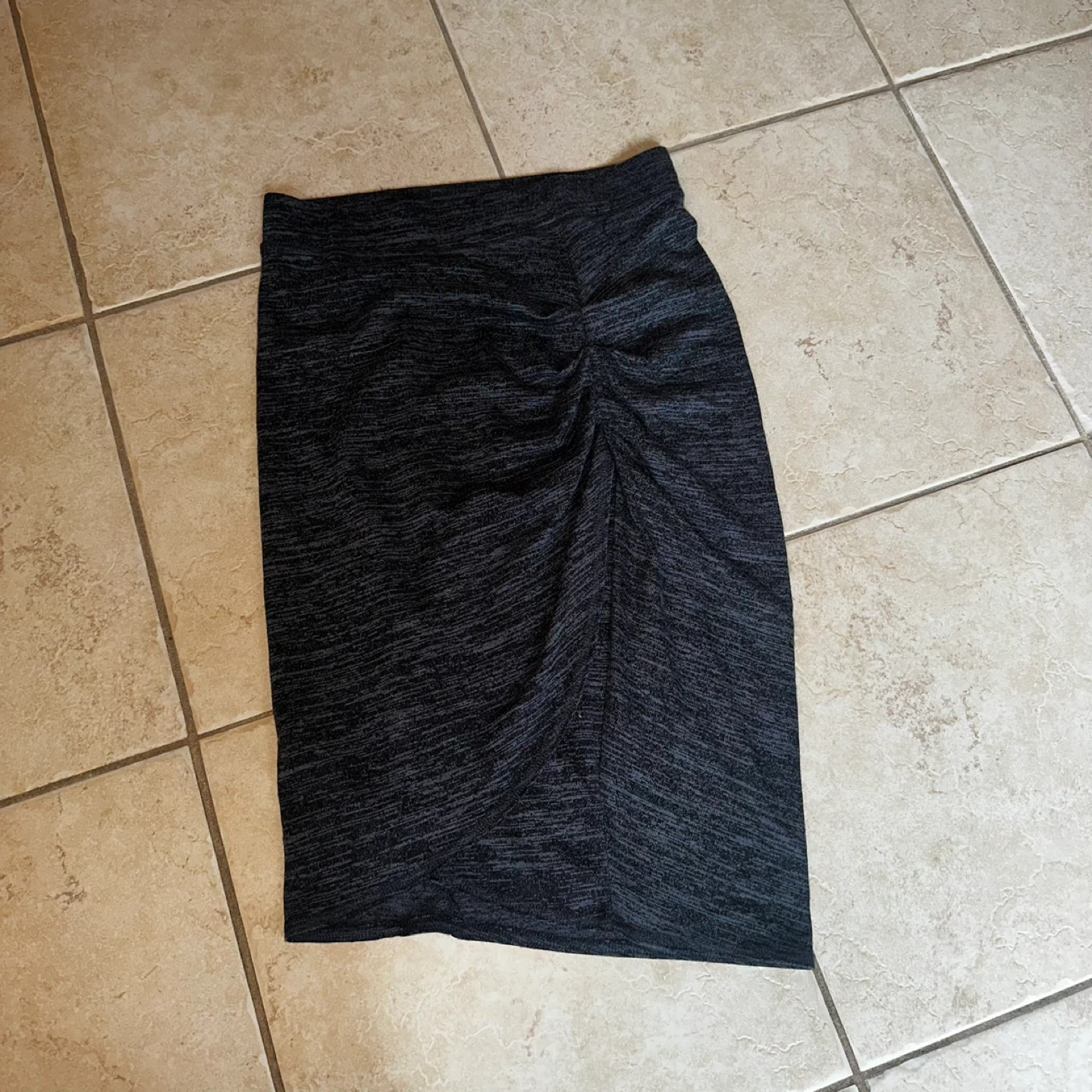 Wilfred Free Ruched Wrap Grey Skirt Size S - photo 5