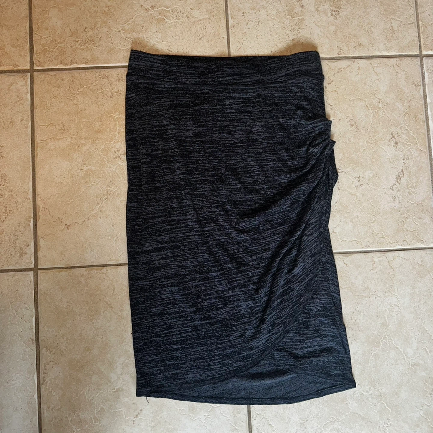 Wilfred Free Ruched Wrap Grey Skirt Size S - photo 2