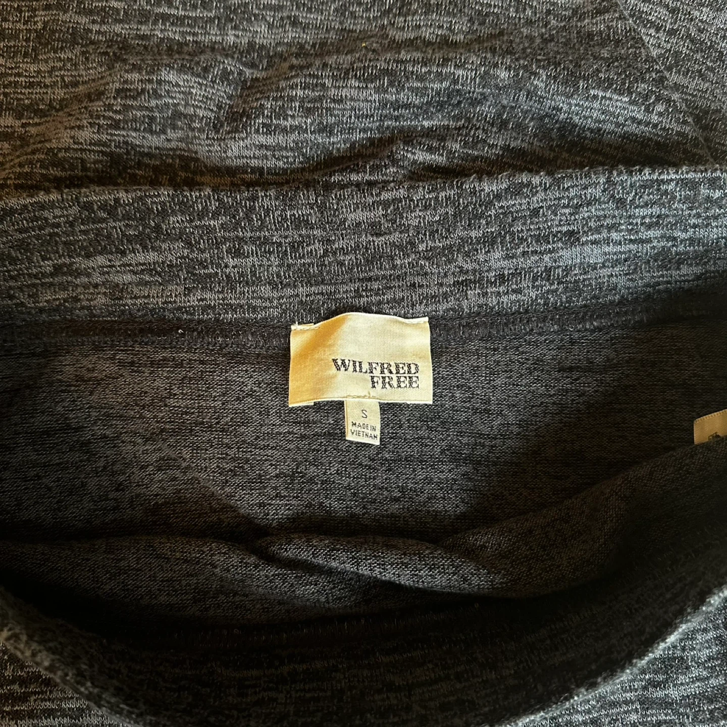 Wilfred Free Ruched Wrap Grey Skirt Size S - photo 3