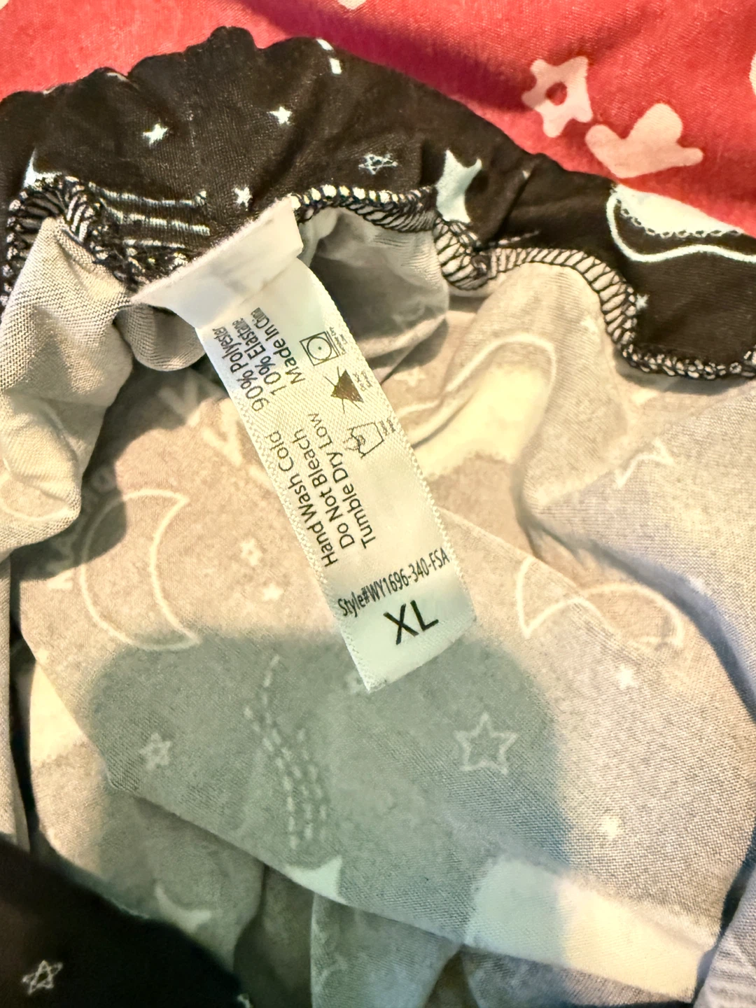 Black Sleepy Moon and Stars Pajama Pants - photo 3