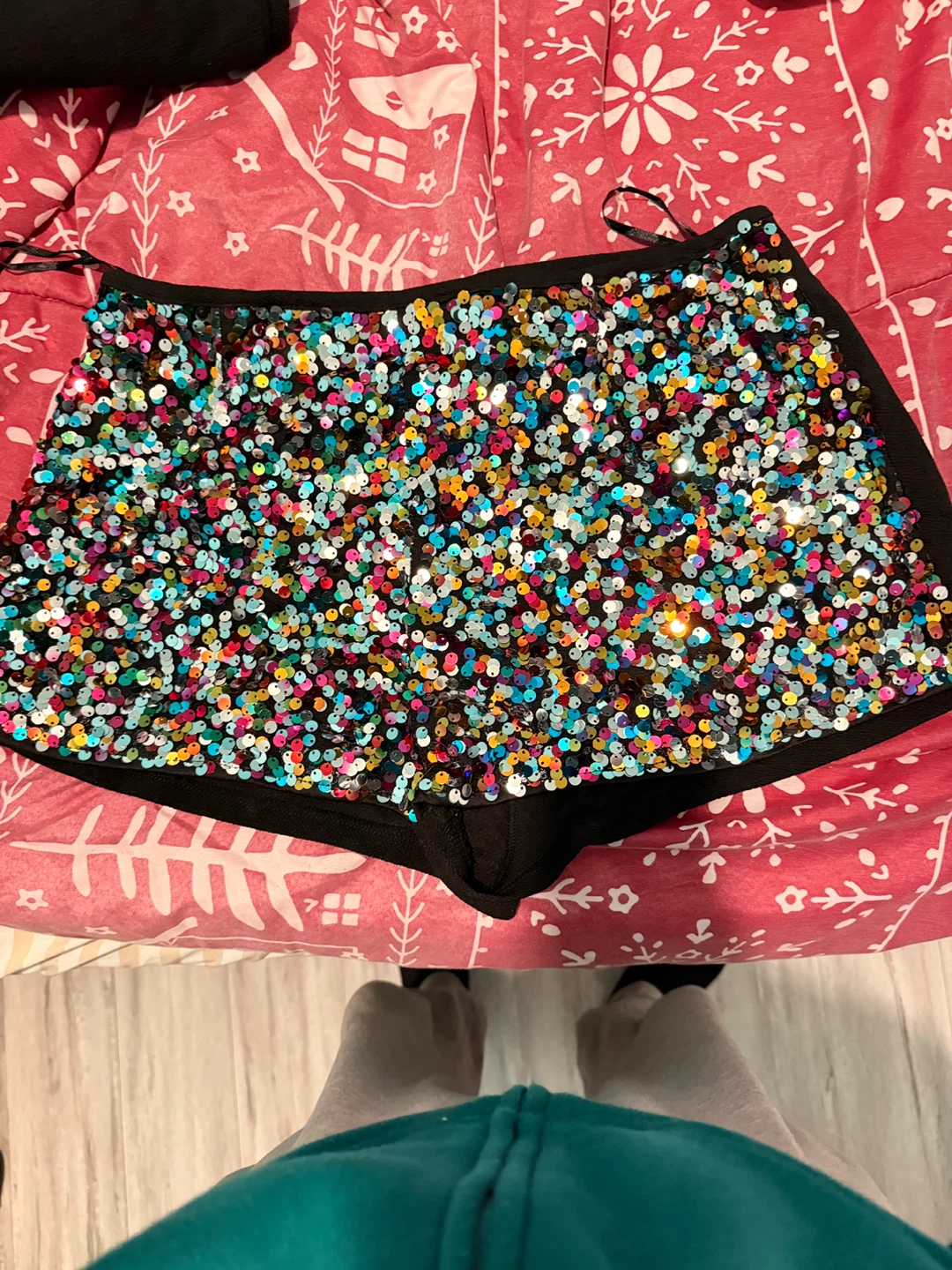 SHEIN Sequin Shorts