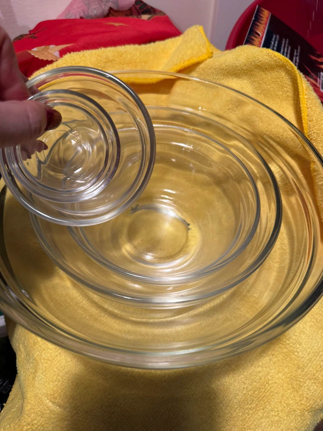 Glass Mixing Bowl Set - photo 4