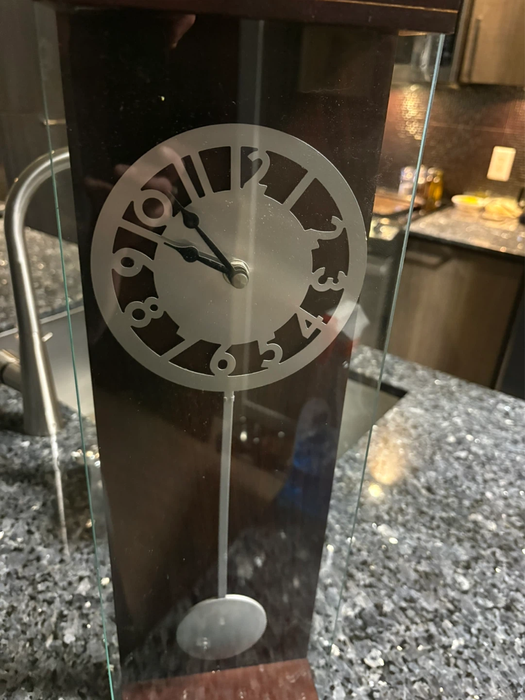 Pendulum Table Clock