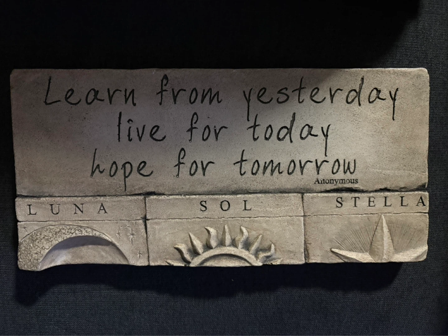 Decorative Stone Plaque