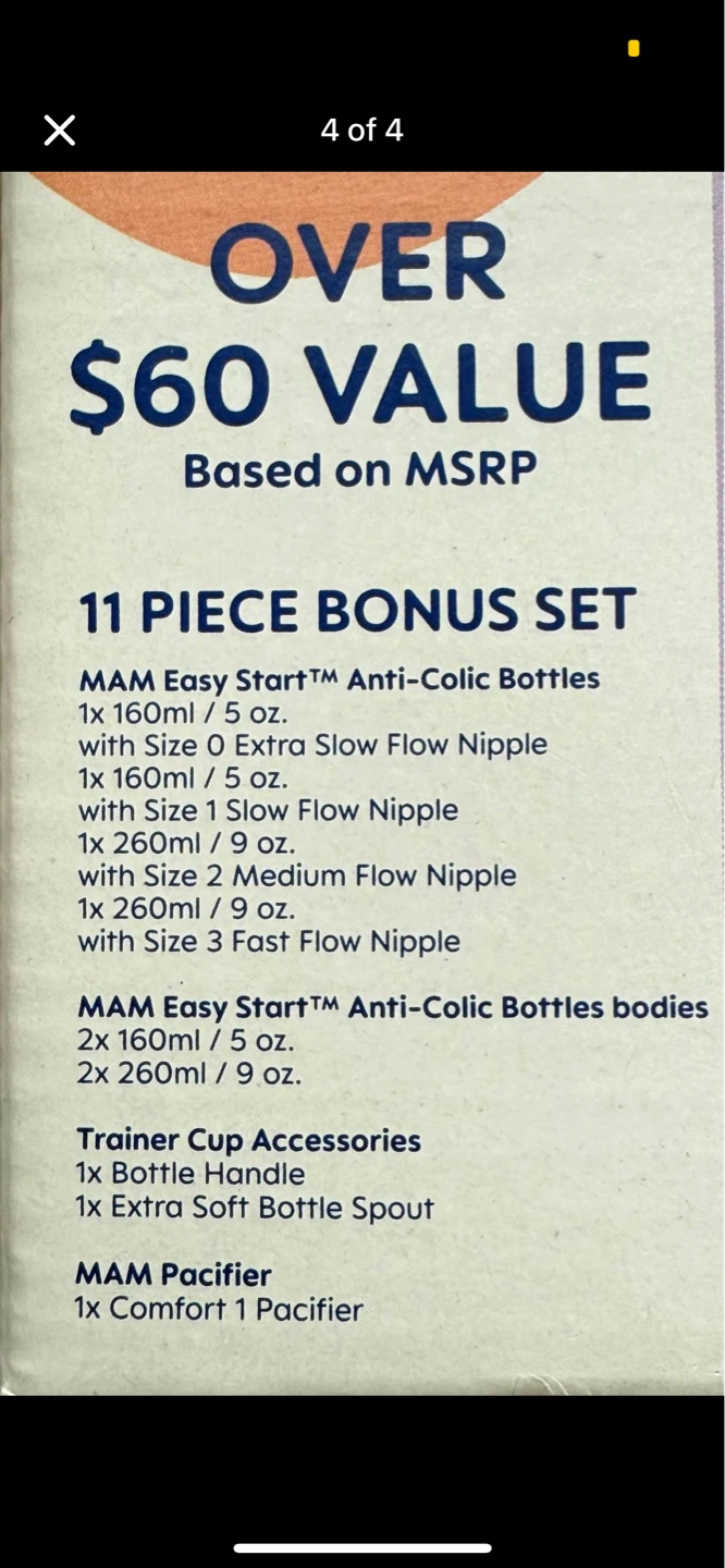 MAM Grow With Baby Gift Set - Anti-Colic Essentials for Newborns - photo 3