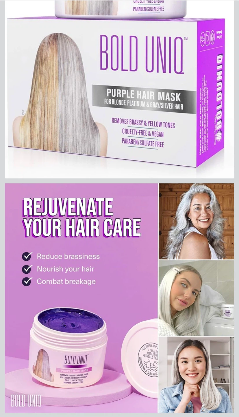 Bold Uniq Purple Hair Mask . New ! - photo 2