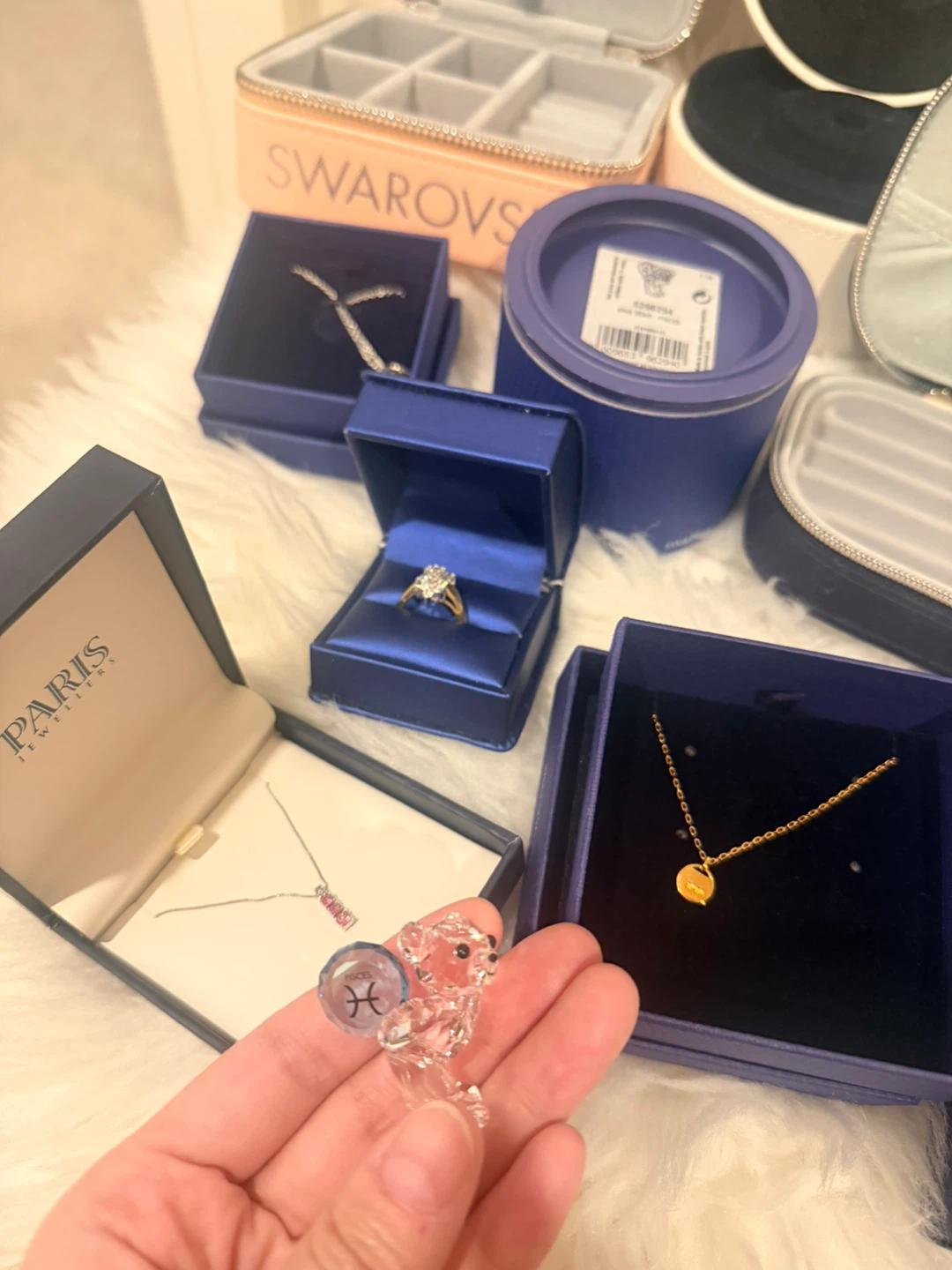 Swarovski & Pandora Jewelry Sale Necklaces, Rings, Charms, Boxes - photo 4