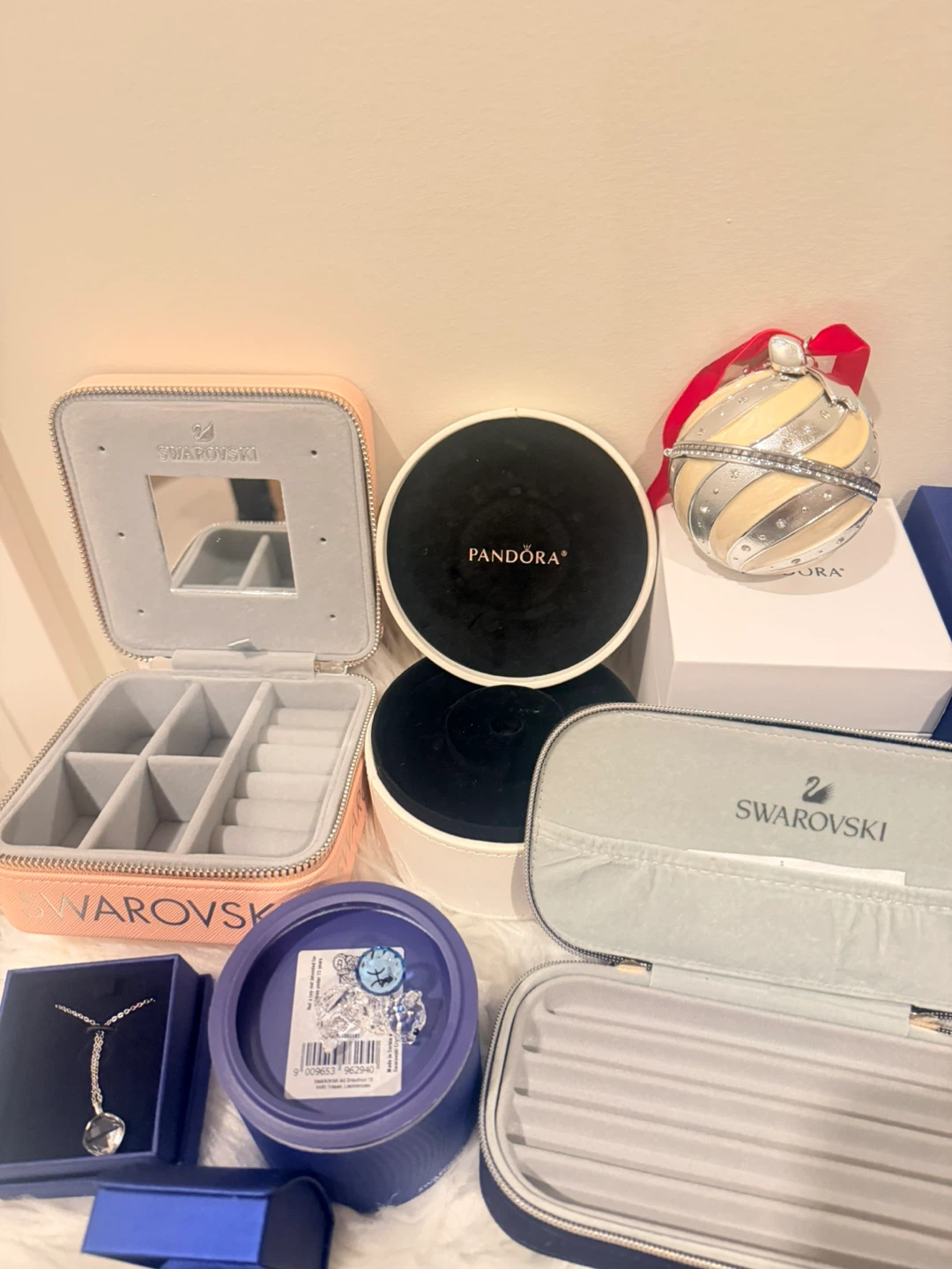 Swarovski & Pandora Jewelry Sale Necklaces, Rings, Charms, Boxes - photo 5