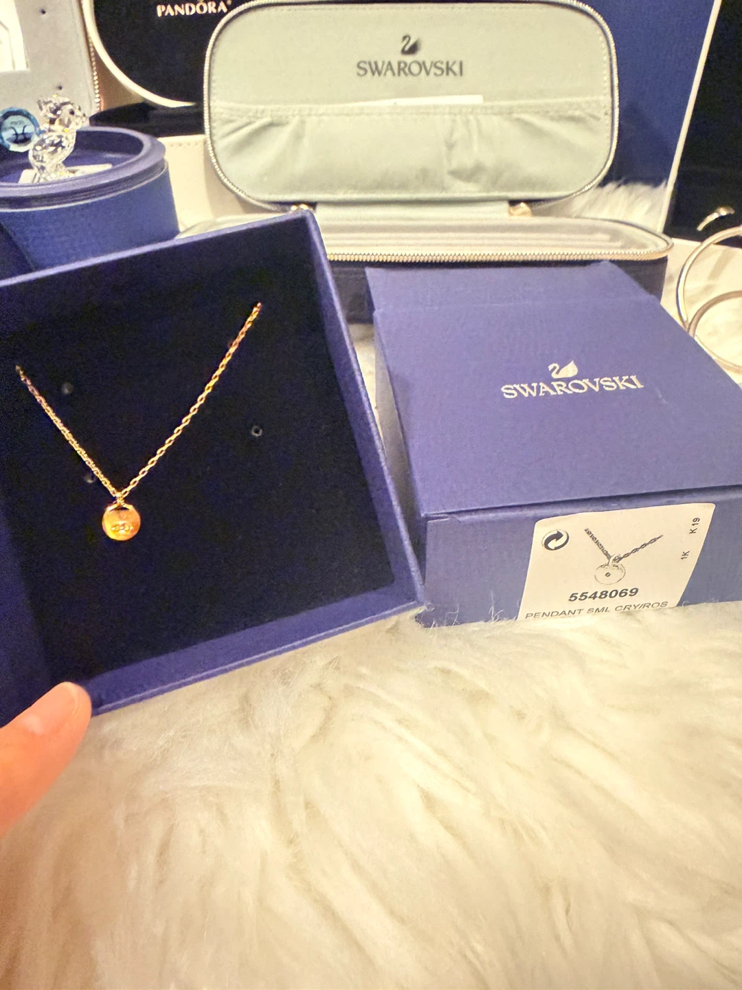 Swarovski & Pandora Jewelry Sale Necklaces, Rings, Charms, Boxes - photo 3
