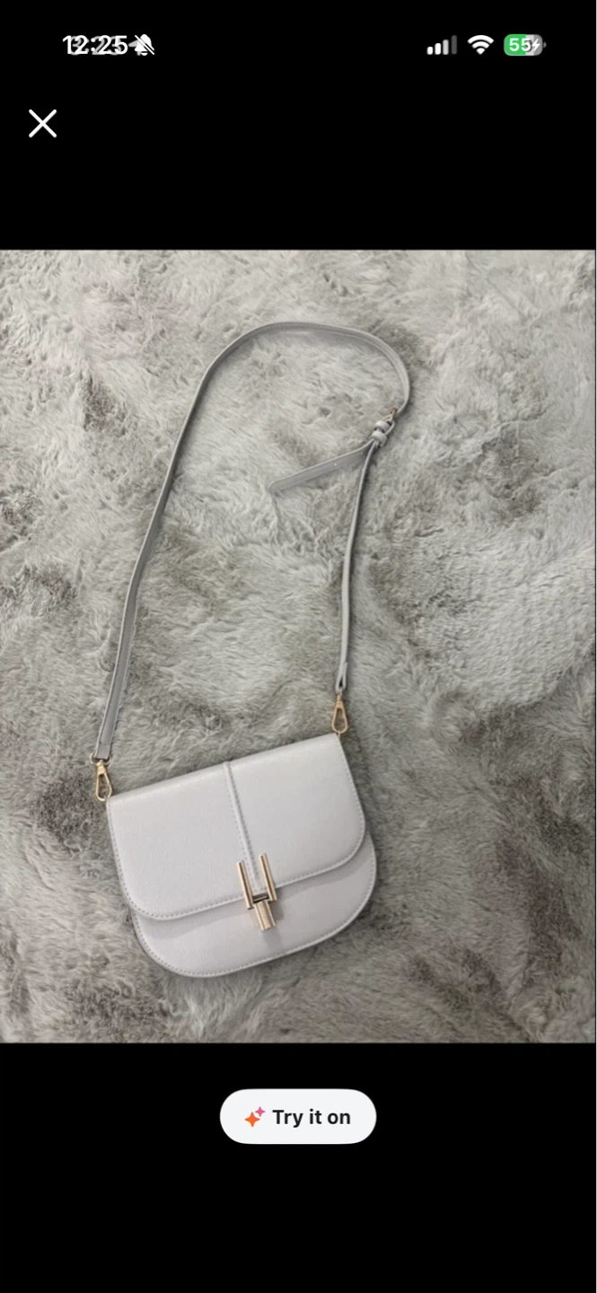 Light Grey Shoulder Bag
