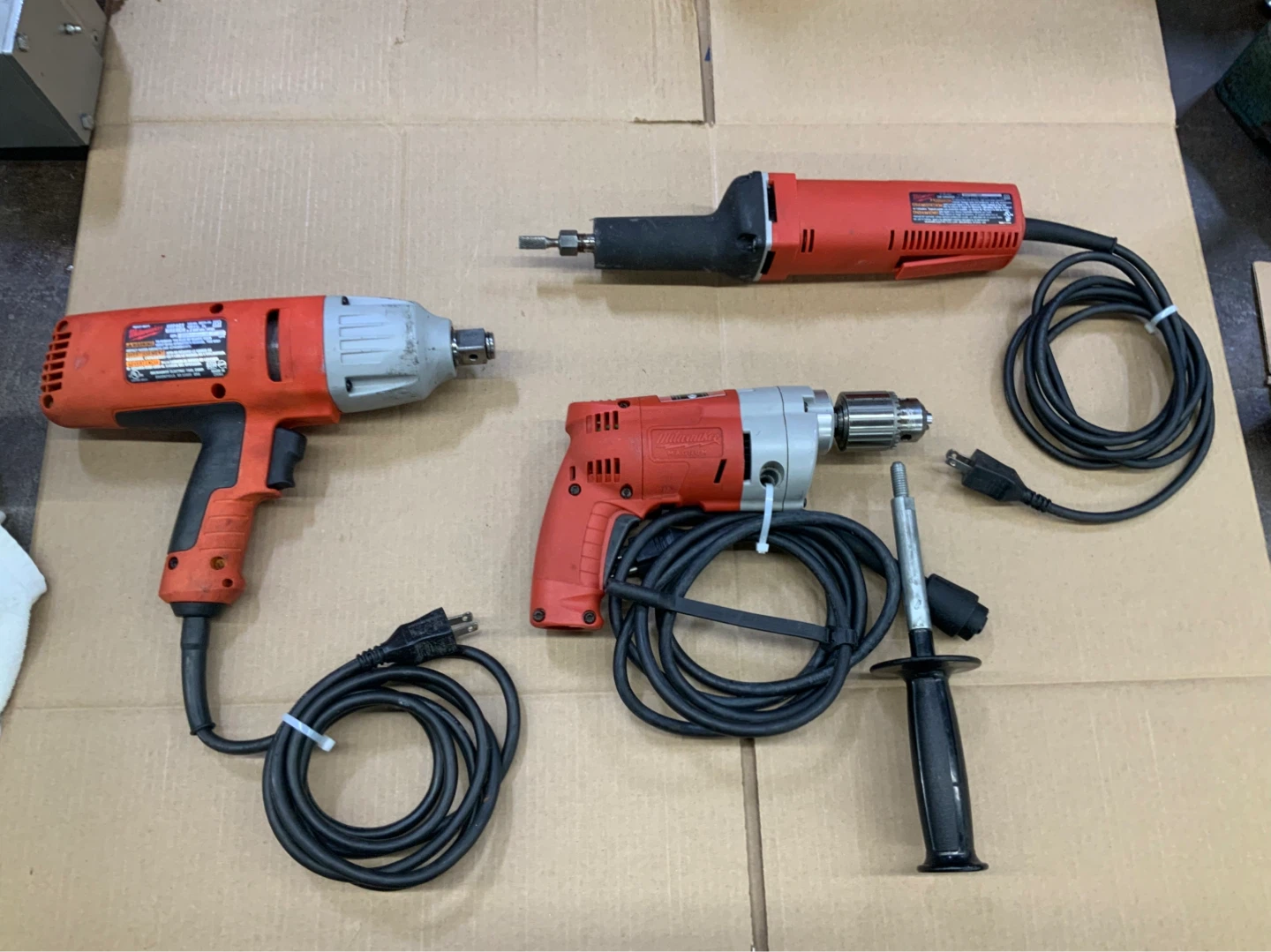 Professional Milwaukee Heavy Duty Corded Tools - used